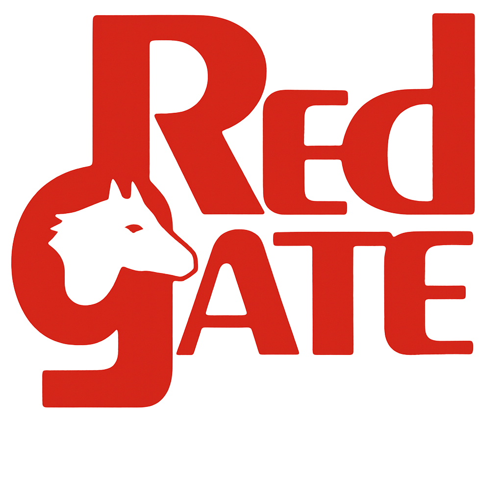 Red Gate Quarter Horses Red Gate Quarter Horses logo
